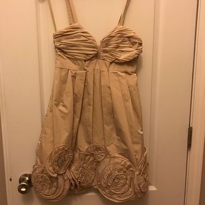 Cream BCBG dress, Size 0